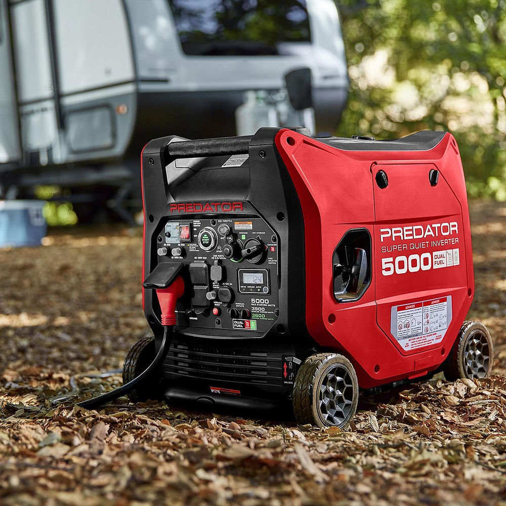 Predator. 5000 Watt Dual-Fuel SUPER QUIET Inverter
