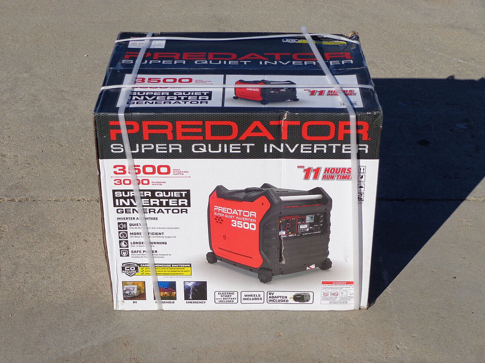 Predator. 3500 Watt Super Quiet Inverter Generator with CO SECURE™