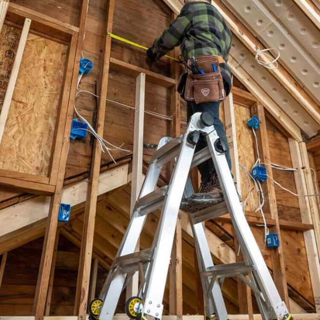 18 ft. Reach MPXA Multi-Position Ladder/Step Platform (Combo-Pack)