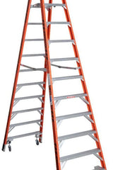 Werner (PT7410-4C) Twin Platform Ladder, Fiberglass