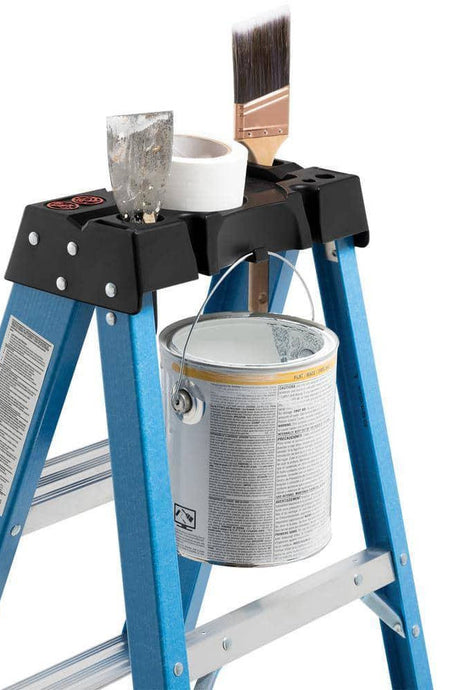 Werner 8 ft. Fiberglass Step Ladder with 250 lb. Load Type I