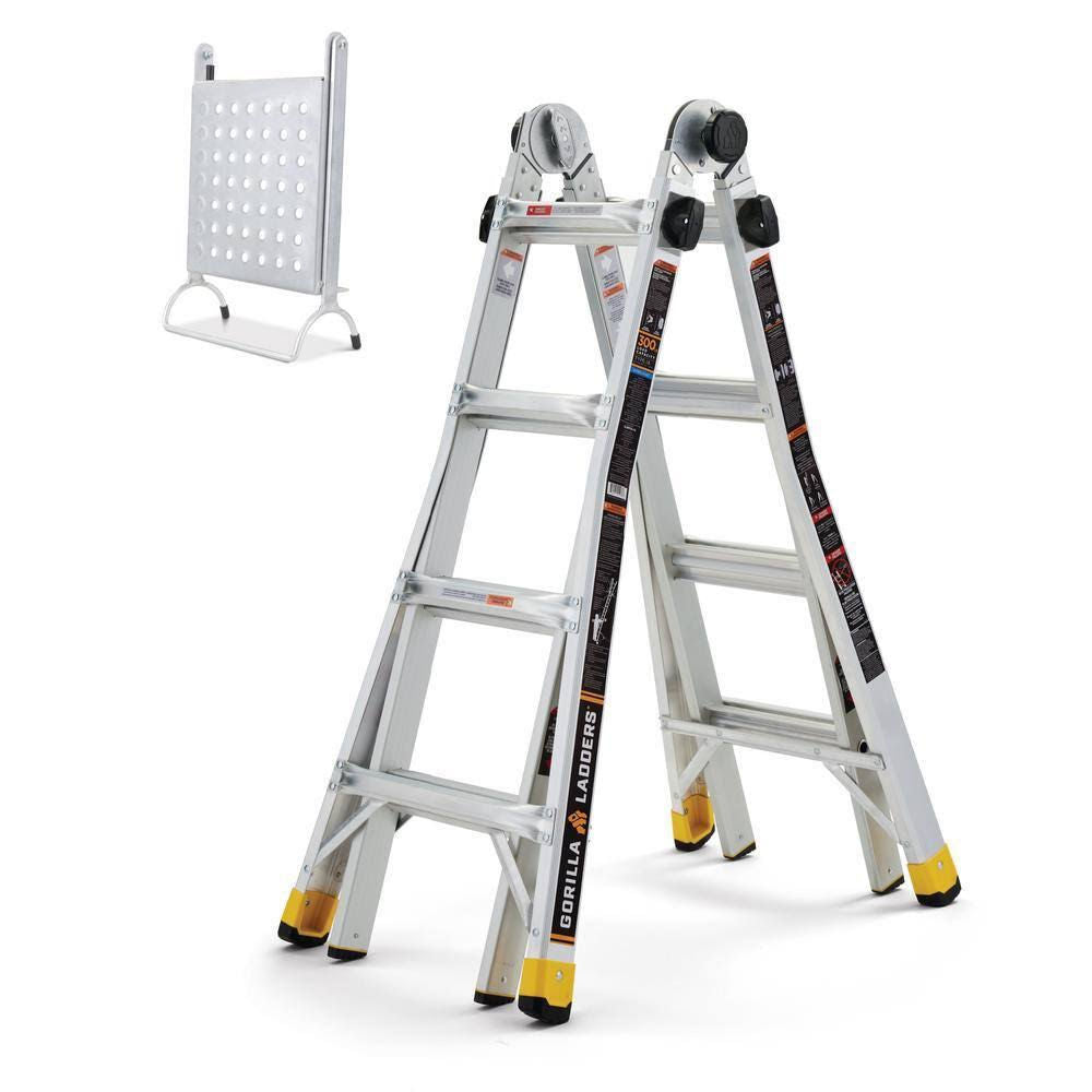 18 ft. Reach MPXA Multi-Position Ladder/Step Platform (Combo-Pack)